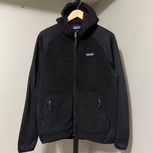 Patagonia Fleece Sherpa Two Tone Black Sz L